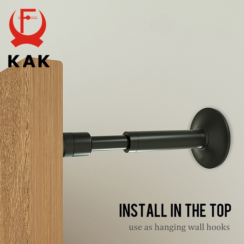 KAK-Tope de puerta silencioso hidráulico de cobre puro, Tope de puerta de piso, parachoques montado en la pared, Hardware táctil de puerta no magnético