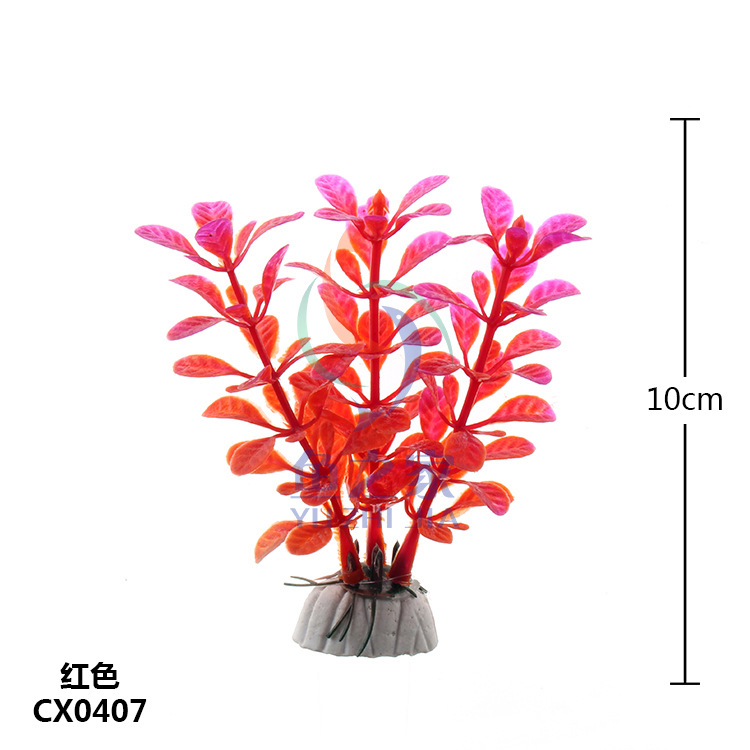 Akvariedekoration simulering vattengräs akvarielandskapsset plast blommor och växter hantverk vattengräs  cx04: Nr .4