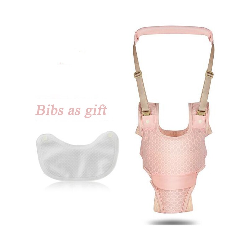 Baby Walker Toddler Harness Assistant Backpack Children Kids Walking Learning Belt Stand Up Leashes Strap Wings 10-36 Months: Pink