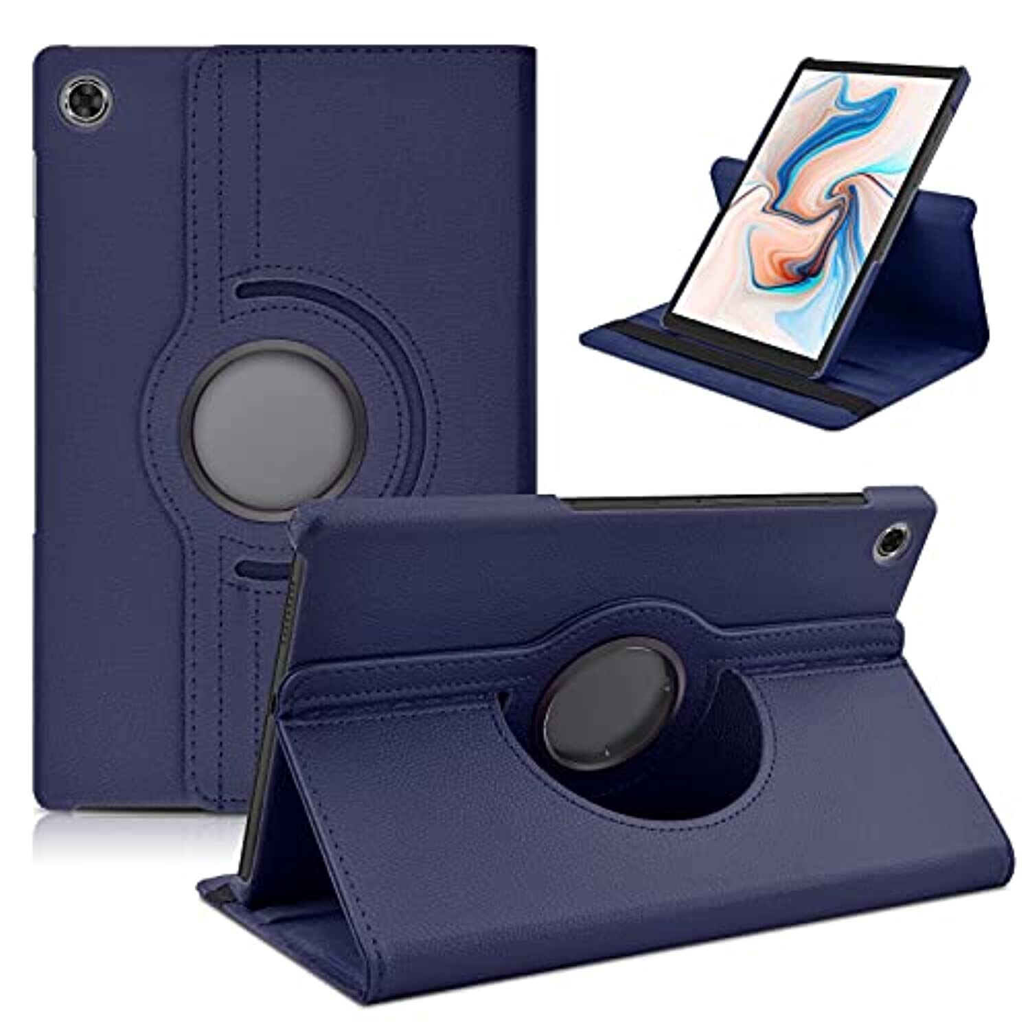 Voor Realme Pad Case 2021Case,360 Graden Draaien Stand Tablet Cover Voor Realme Pad 10.4 Inch Stand Pu Lederen Beschermhoes