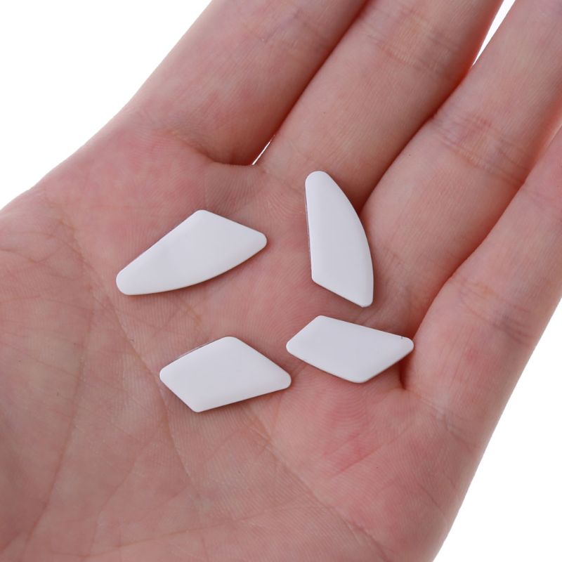 1 set/pack Enhanced Tiger Gaming Mouse Skates Feet For Glorious Model D White Glides Curve Edge Enhanced C26