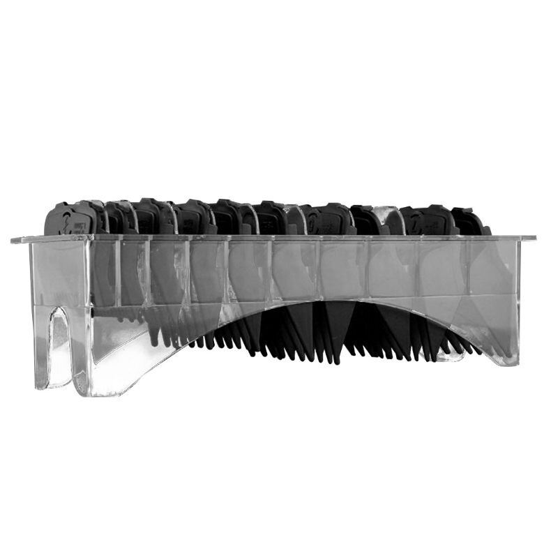 Kit de guía de peines de cortadora de pelo, Kit de guía de peines de pelo magnético, accesorios de Peine de límite, 10 Uds.