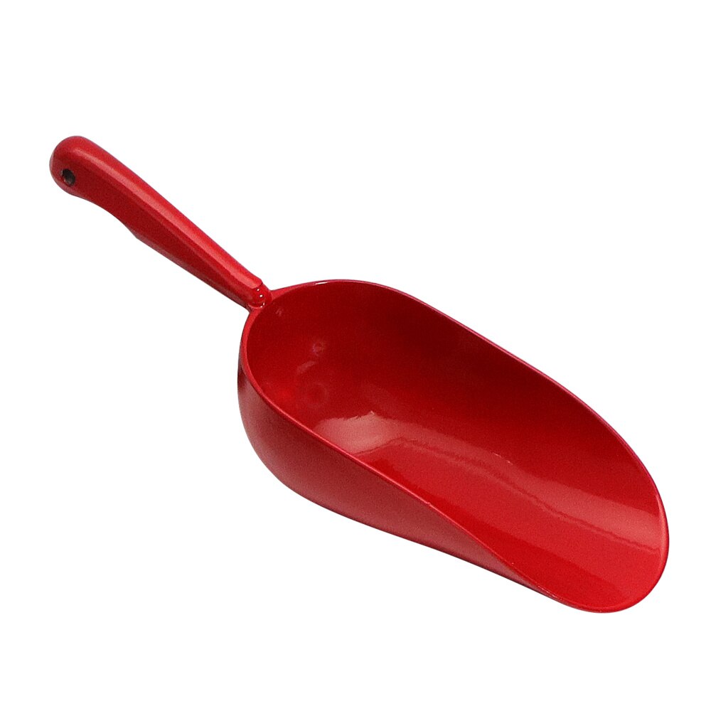 Pala multiusos de aleación de aluminio para cocina, utensilios de cocina, cucharas de azúcar, para Buffet, dulces, hielo, Kicthen: Rojo