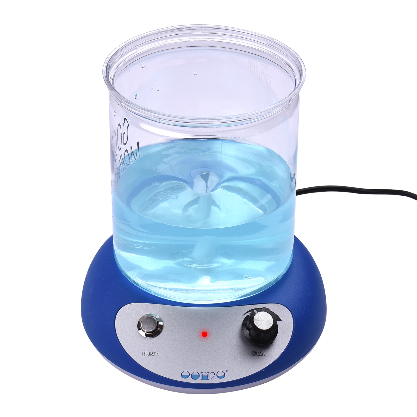 Mini Magnetic Stirrer Plate Mixer Heating Stirring Machine Speed Adjusting Stir Bar 2000ml Stirring Capacity for Laboratory