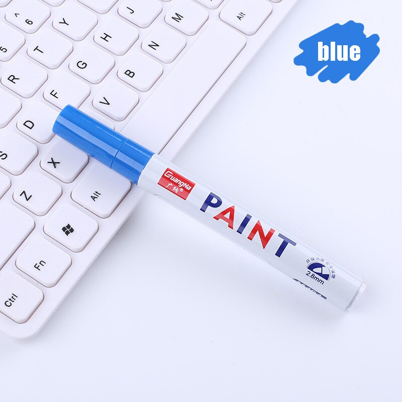 fliesen Marker reparatur Zauberstab Kuli weiß zement Marker geruchlos ungiftig geeignet autolack Marker stifte für fliesen fußboden fliesen: Blau