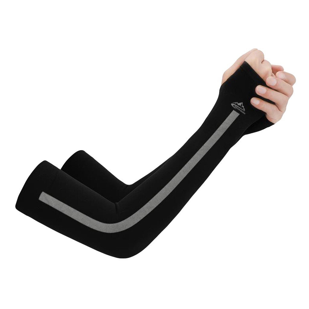 Sports Arm Compression Sleeve Basketball Cycling Arm Warmer Summer Running Soft UV Protection Volleyball Sunscreen Bands #YL5