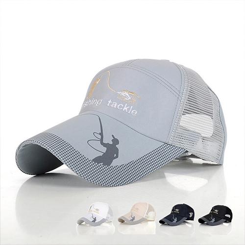 Sombrero de pesca para hombre, gorra de béisbol, malla, protección solar, para exteriores