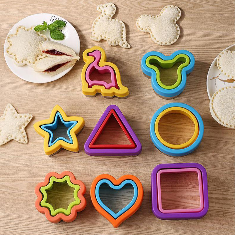 Sandwich Cutter for Kids Biscuit Cutter Uncrustables Sandwich Maker DIY Mold Cutters Food Picks for Kid Lunch Lunchbox Bento Box