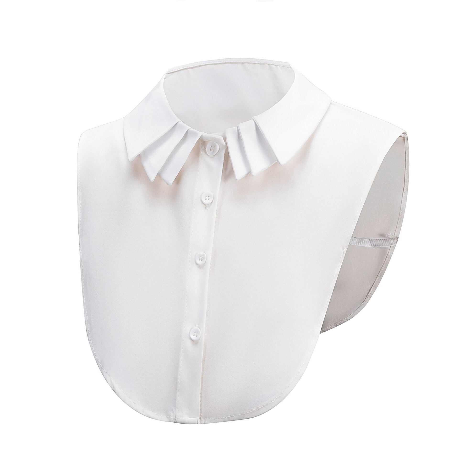 2022 Vrouwen Afneembare Revers Nep Kraag Ruches Kant Overhemd Valse Kraag Blouse Verwijderbare Valse Half Shirt Blouse Decoratie