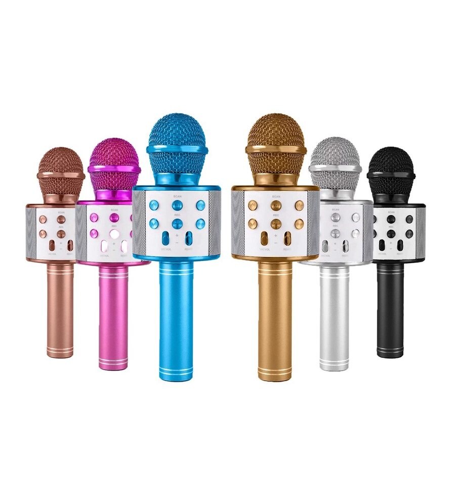 Wsier WS858 Karaoke Bluetooth Microfoon Luidspreker