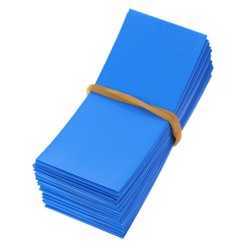 100 sztuk/partia bateria litowa enkapsulacji rury 18650 dedykowane rurki termokurczliwe Wrap izolowane odnowić pokrywa skóry folii pcv: BL