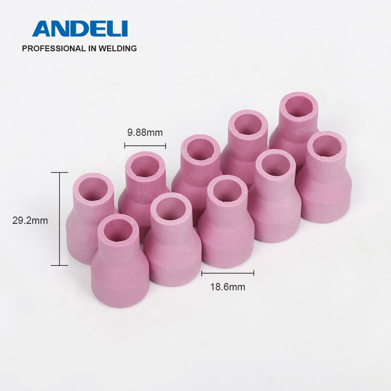 ANDELI TIG Welding Accessories for TIG Torch QQ-150 TIG Nozzle/Collets/Collet Bodies/Back Cap