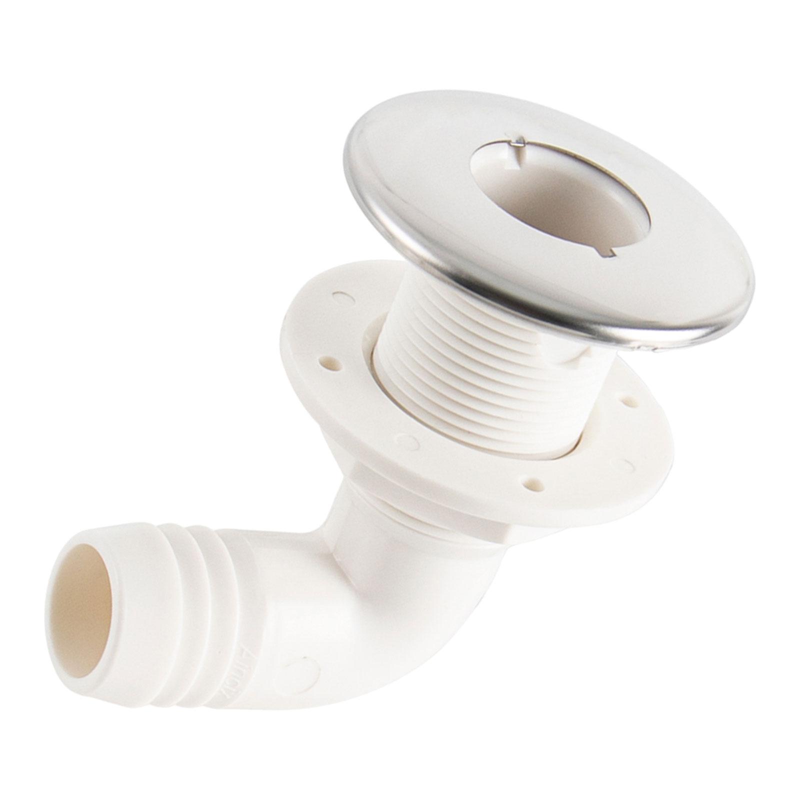 Boat Water Drain Scupper Stable Performance Hull Bilge Vent Fitting Plumbing Universal Hose Outlet Connector Boat Scupper Drain: Yellow