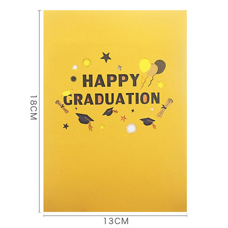 Happy Graduation Card Pop Up 3D Greeting Cards Handmade class of 2022