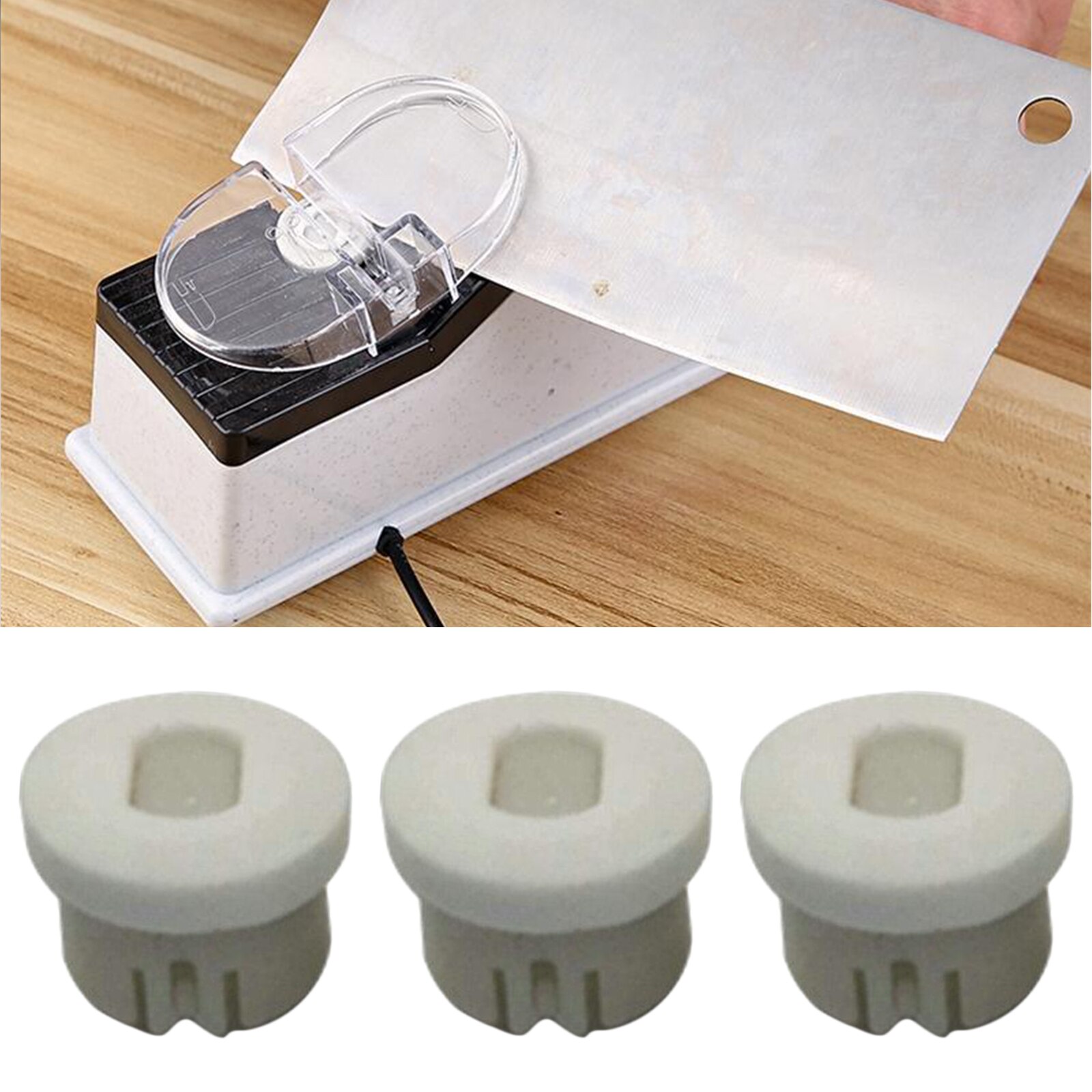 Set  of 3 slipstenar, elektriskt knivslipverktyg för slipning av sax kökskniv slipning slipning av hemhandverktyg