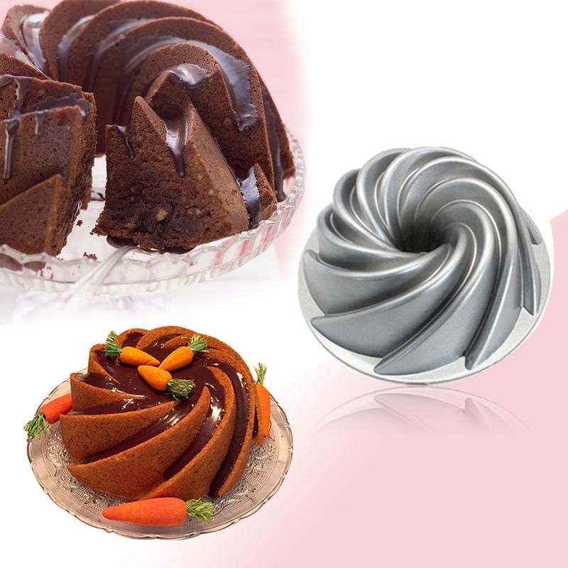 HKML Aluminium Druckguss Schwere Kuchen Pfanne nicht Stock Kuchen bilden Metall DIY Küche Liefert Backformen 6 Formen