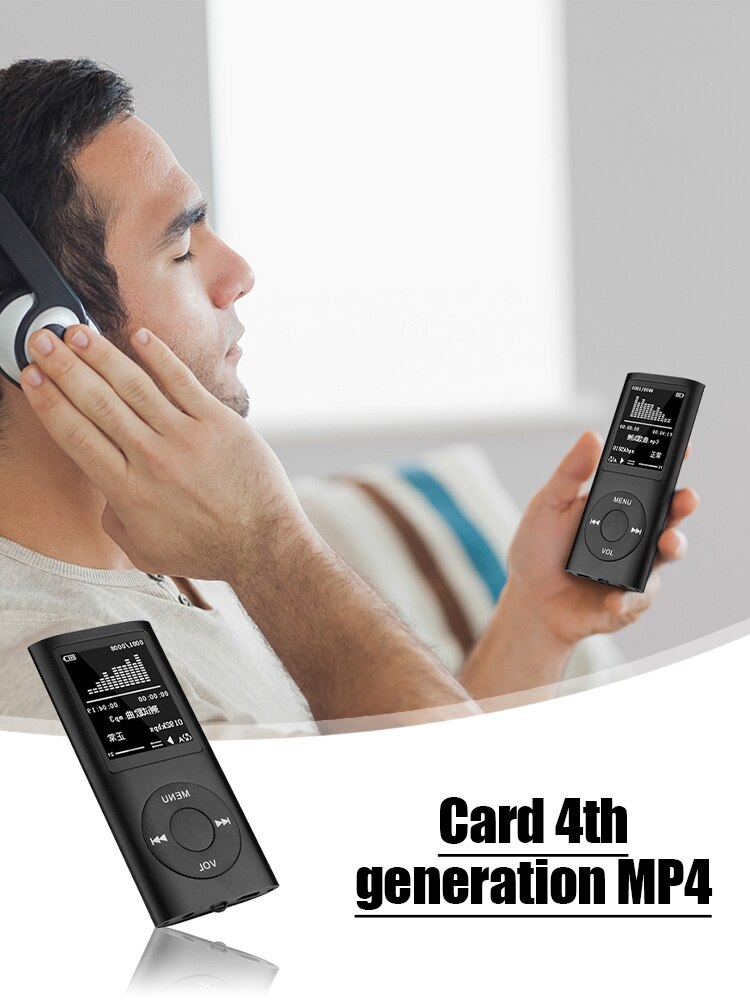 MP3 Player - HIFI Audio - LCD Screen - Voice Recorder - FM Radio - Metal Case