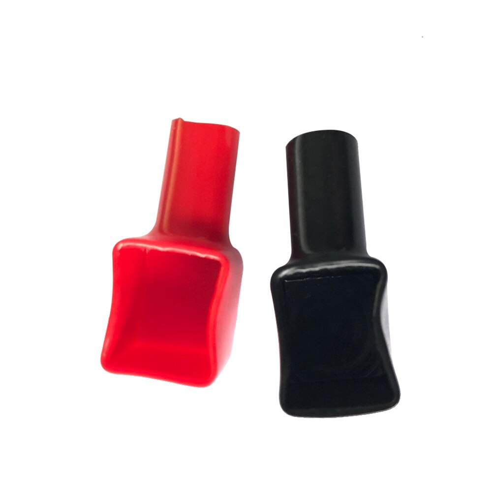 Kkmoon 1 Paar Batterij Terminal Covers Marine Batterij Terminal Boots Red & Black Positieve & Negatieve 192681 192682