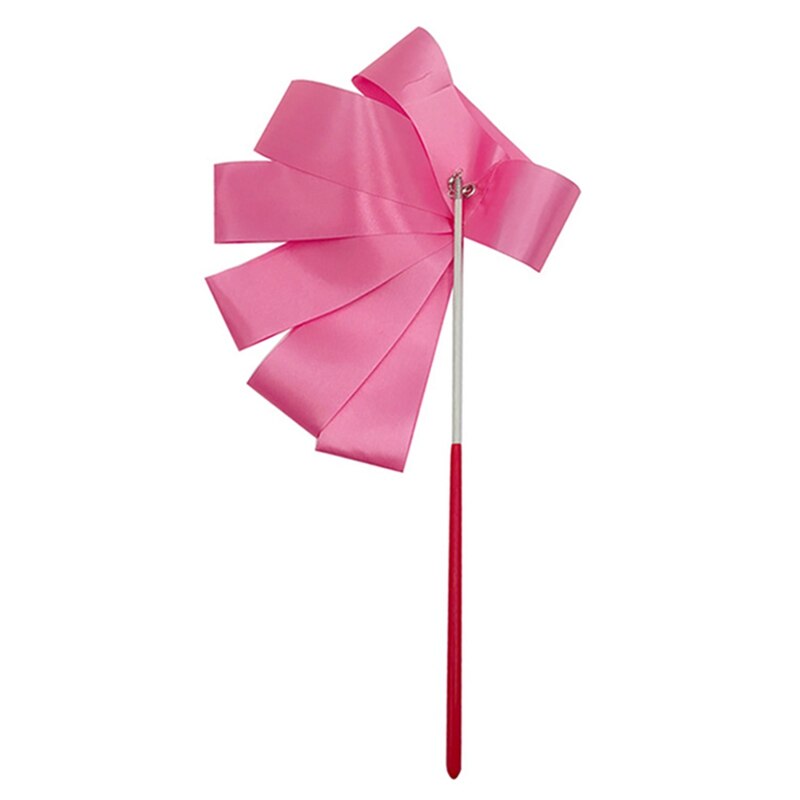 2m/4m rubans de gymnastique colorés, ruban de danse, art rythmique, gymnastique, ballet, banderole, tige tournante, bâton pour l'entraînement en salle de sport: 7 / 4m