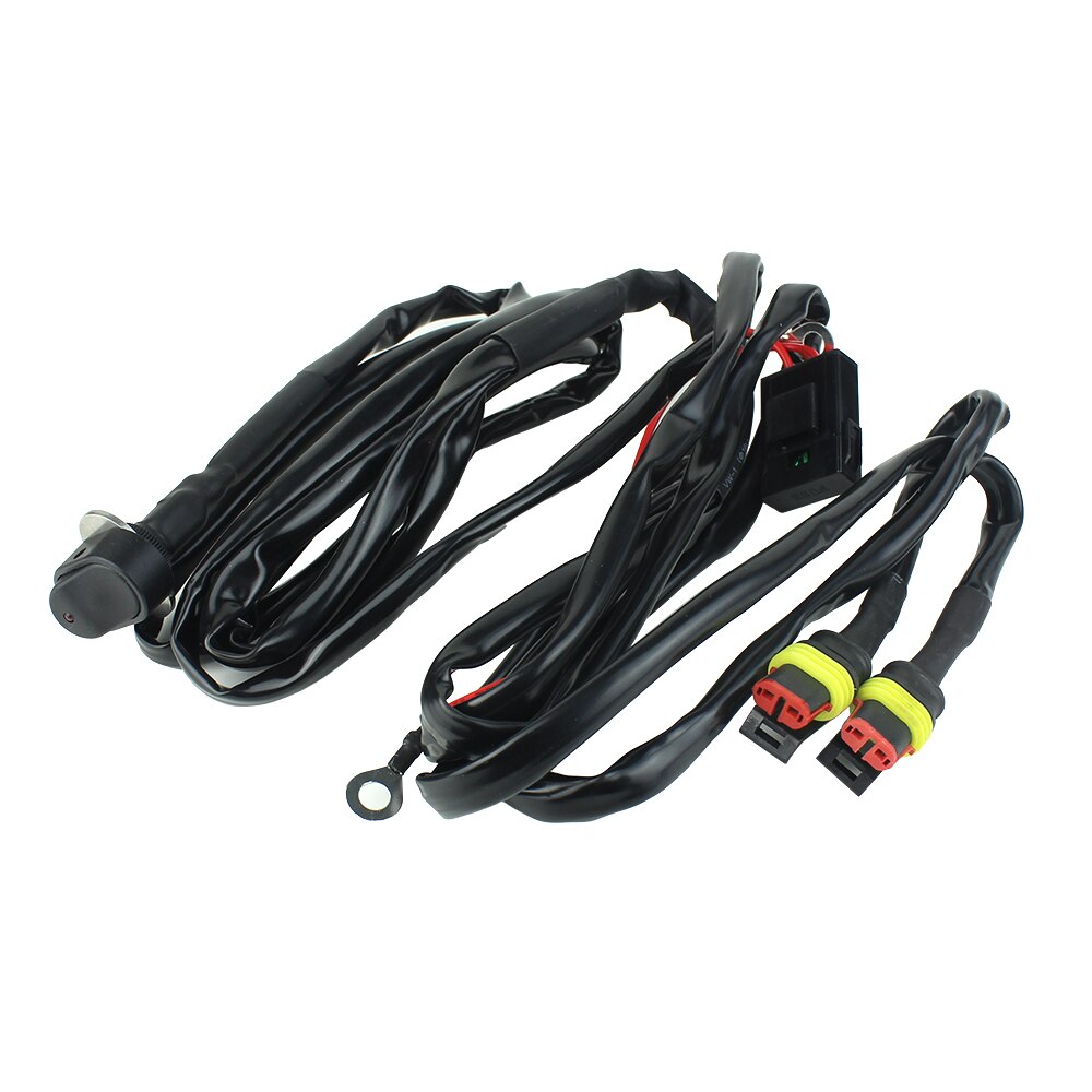 For BMW Motorcycle LED Auxiliary Fog Lights wire switch