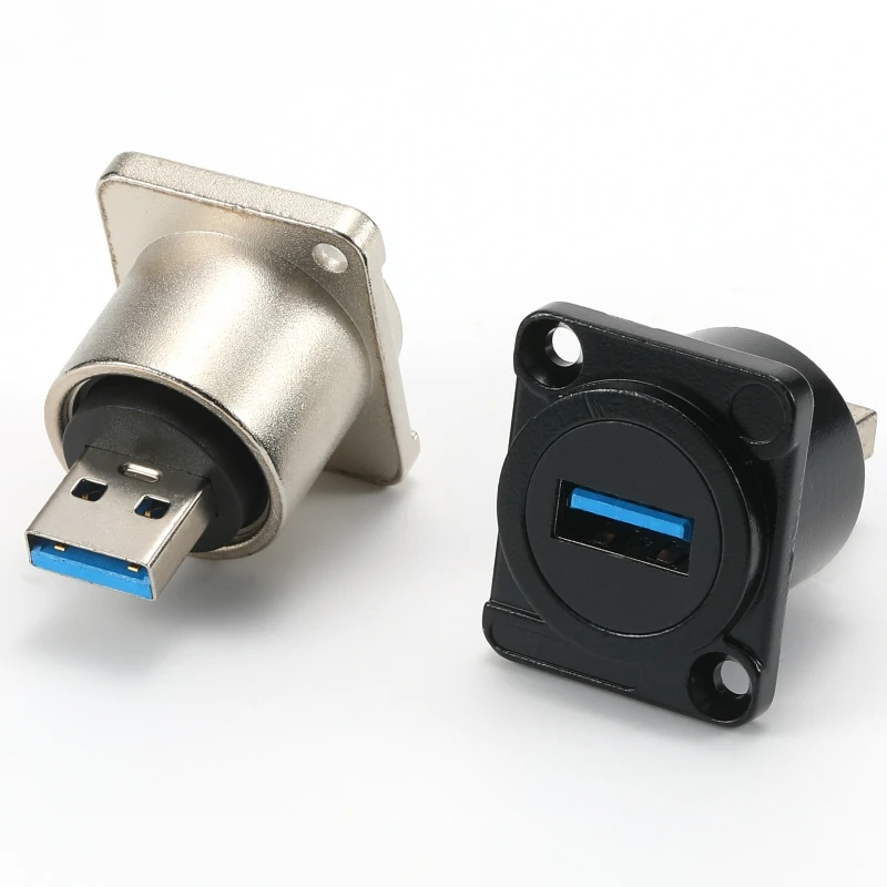 D Type Plug In D Type Industrial Data USB Connectors USB3.0 USB2.... – Grandado
