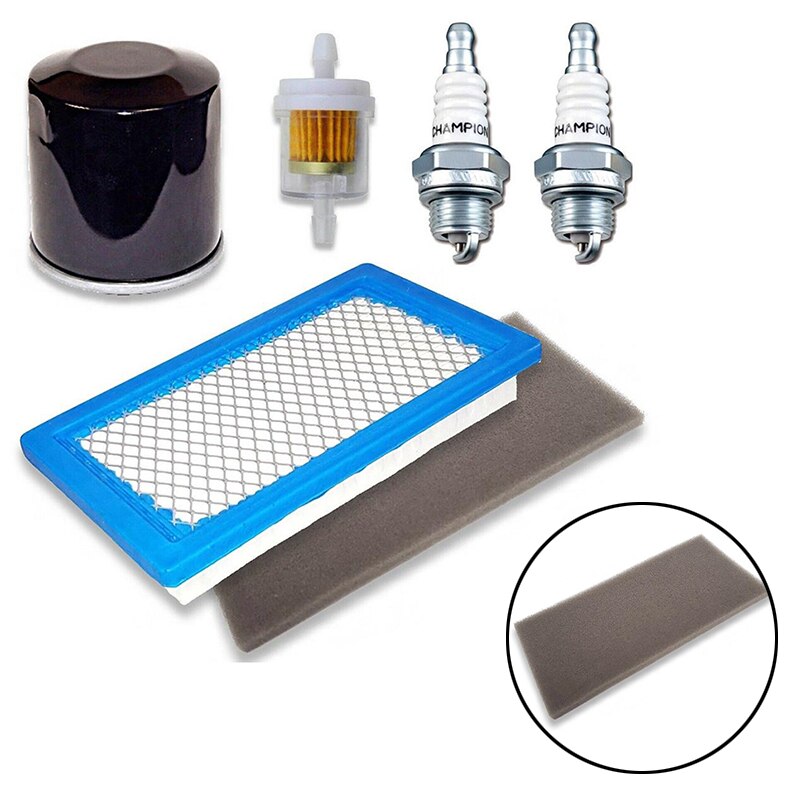 Filtro de aire Waffle, prefiltro de aceite, bujía de combustible, campeón para Etesia ATTILA 85 con motor FH430V HE5150K, filtros de aire Hydro,