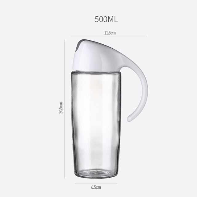 Küche Glas Öl Spender Öl Flasche Soße Topf dicht Flasche Essig Soße Öl Flasche Für Kochen Kochen Werkzeuge: 500ML