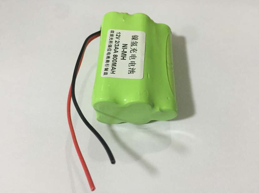 EEN echt 12V 2/3AA 800MAh Ni MH batterij NI-MH printplaat medische apparatuur speelgoed oplaadbare Li-Ion Cel