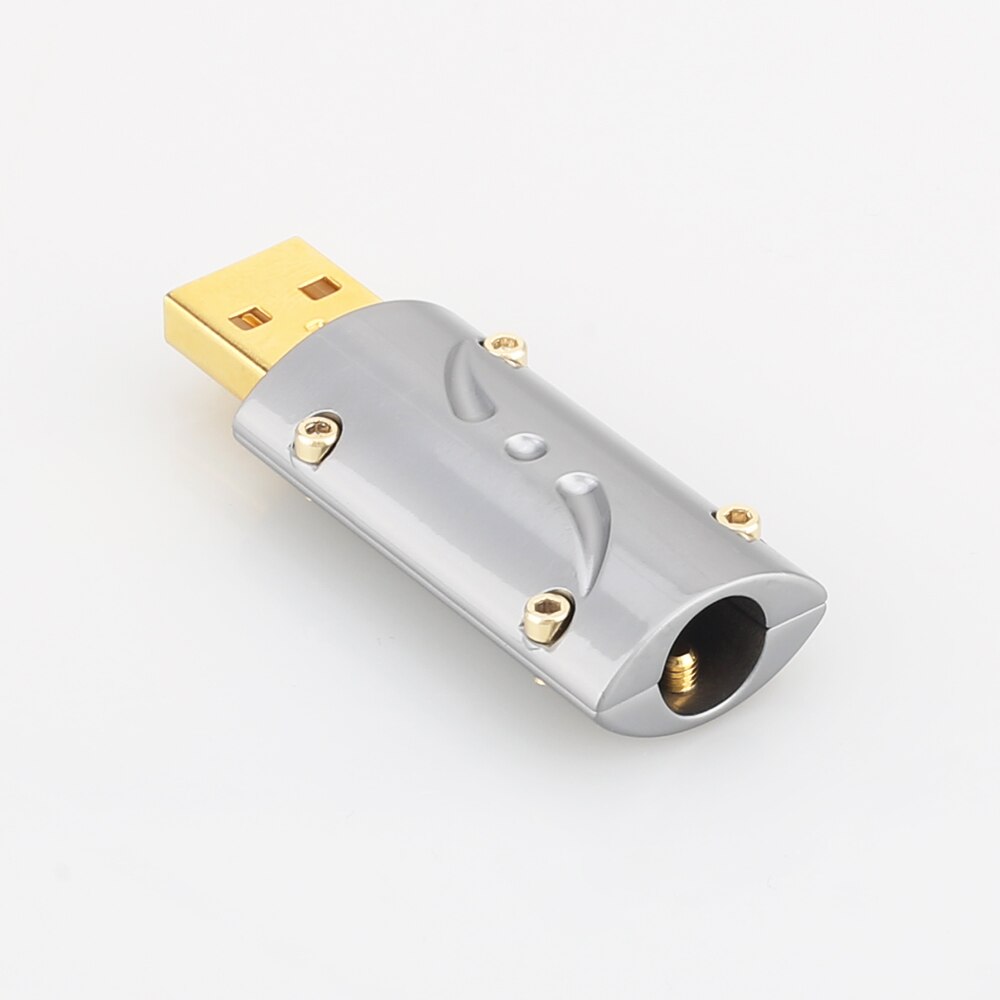 Viborg Hi-End 24K Vergulde USB2.0 Plug Usb Een, usb B Connector Diy Hi Fi Usb Kabel