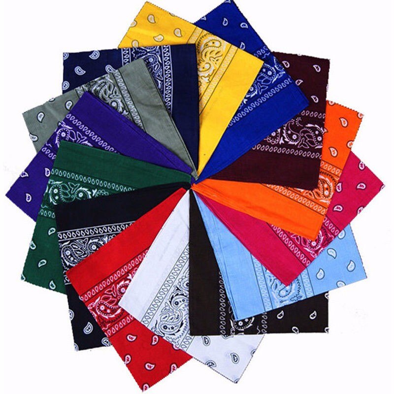 Billig vintage firkantet lommetørklæde geometrisk print bomuldshoved wrap neck halstørklæde armbånd lommetørklæde lomme håndklæde unisex bandana