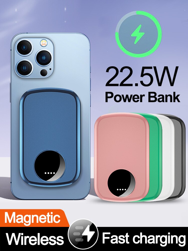 Xiaomi – batterie externe Portable, 10000mah, pour iphone 12 13, chargeur sans fil,