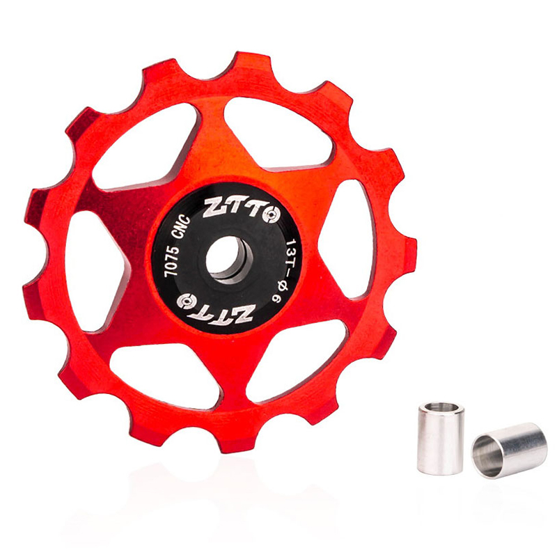Bicycle Rear Derailleur Jockey Wheel 13T Aluminum Alloy Sealed Bearing Pulley AL7075 CNC Road Bike Guide Roller Idler 4/5/6MM