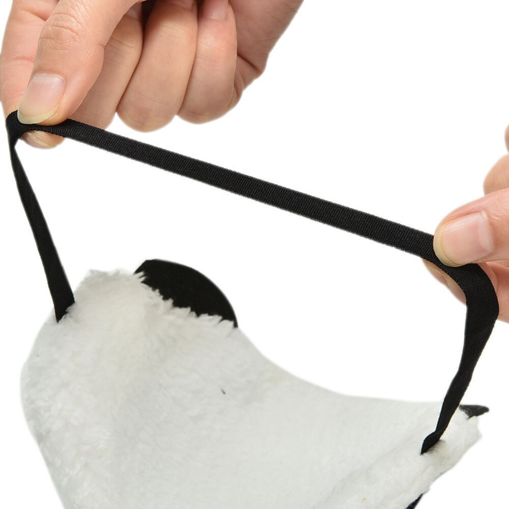 Joli Panda mignon masque pour les yeux de sommeil sieste dessin animé ombre pour les yeux masque de sommeil bande sur les yeux pour dormir