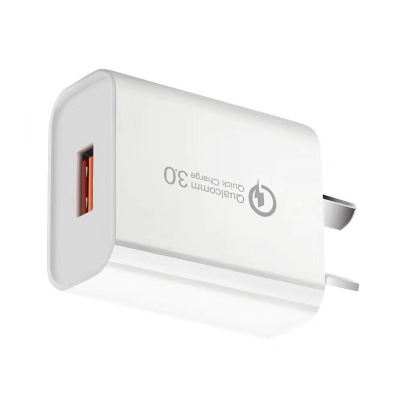 Adaptador de pared inteligente para teléfono iPhone, Samsung y Huawei, enchufe de carga rápida 3,0 USB para Nueva Zelanda, Australia y Australia