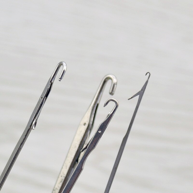 5Pcs/set Wig crochet set Braiding Latch Hook Crochet Hook Set multi-purpose three-way wig with tongue big crochet Coolhair