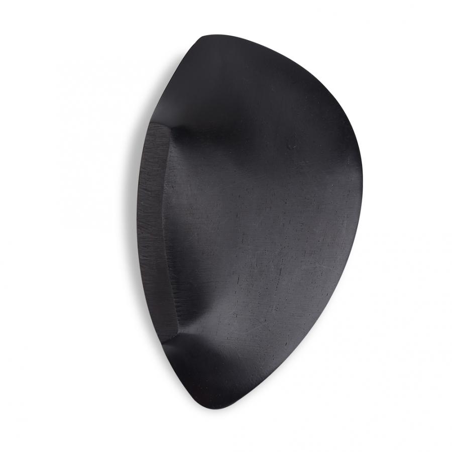 Violin Chin Rest with Bracket & Softwood Strip Wood Violin Chin Rest Ebony Wood Chin Rest for 4/4 Size Violin Parts Accessories