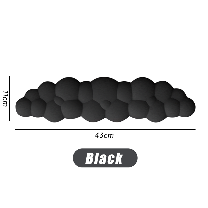 Wolken bilden Handballen auflage Anti-Rutsch-Schreibtisch matt Erinnerung Schaum Handballen auflage Ergonomisches Mauspad Eingabe Handballen auflage Büro zubehör: hellgelb