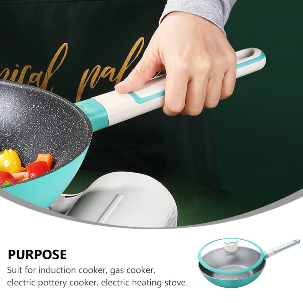 1Pc Multifunctionele Wok Non-stick Koekenpan Traditionele Wok Voor Keuken