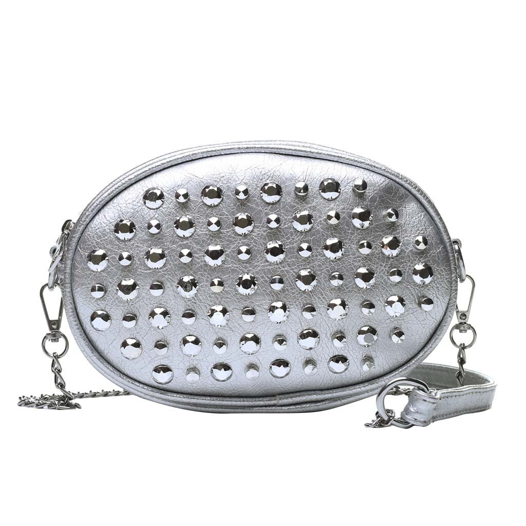 Crossbody-tasche Für Frauen Messemger Taschen Pu Leder Schulter Tasche Berühmte Dame Niet Kleine Geldbörse Handtasche Torebka