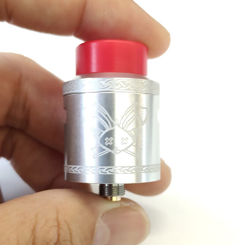 Phenomenon Dead Rabbit V2 RDA 24mm 810 Drip Tip Dual Coil Airflow System Squonk 510 BF Pin Vape Thread Lace Cotton Ni80 Coil: SS