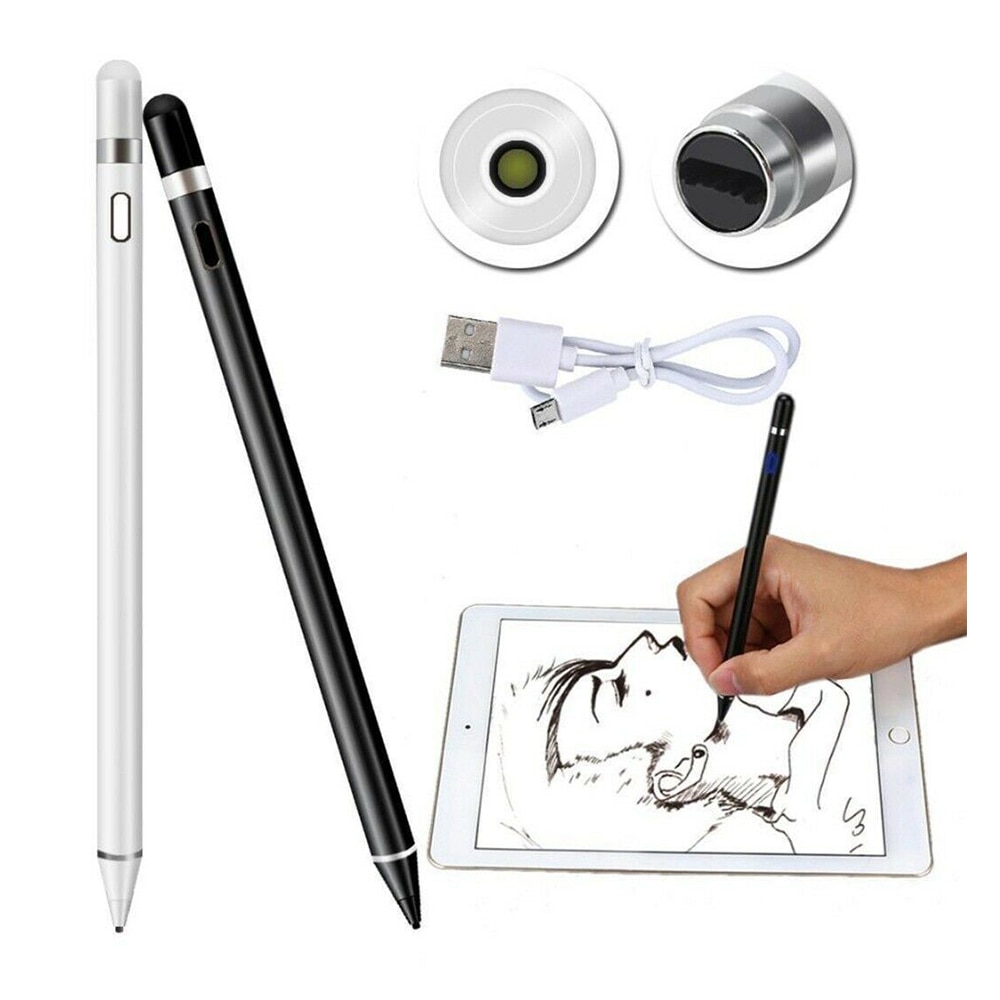 Universele Capacitieve Stylus Touch Screen Pen Slimme Pen Voor Ios/Android System Apple Ipad Telefoon Smart Pen Stylus Potlood touch Pen