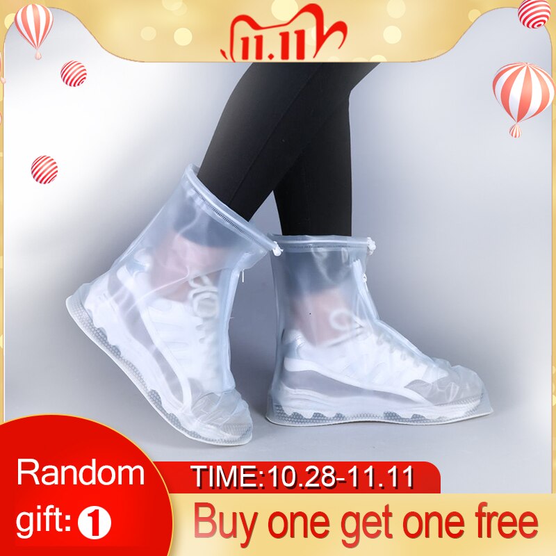 галоши Outdoor Rain Shoes Boots Covers Waterproof Slip-resistant Overshoes Galoshes Travel for Men Women калоши