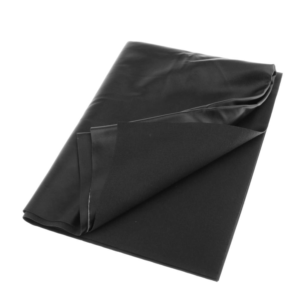 High Elastic Leather Texture Motorcycle Seat Cover Fabric, Motorcycle Flexible Seat Protector, 93x65cm