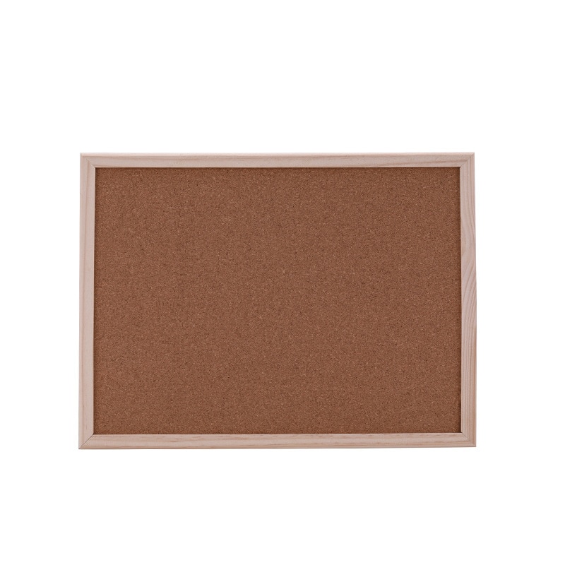 Kurk Pin Bericht Prikbord Houten Frame Office Memo School Pinboard Push Pin Voor Thuis Met Accessoires