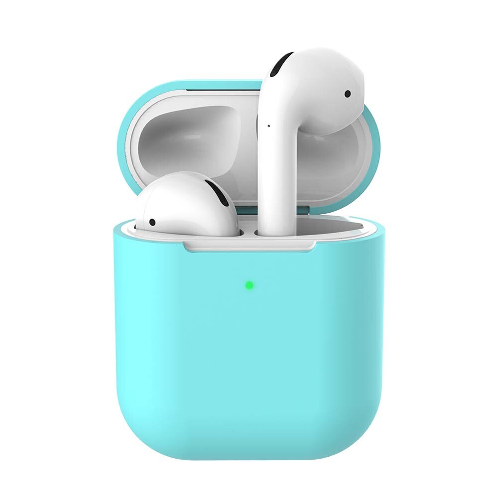 VAORLO Silicone Case For Apple AirPods2 TWS Earbuds i20 i30 i60 i10 Waterproof Shockproof Soft Protector Cover Skin Accessories: 3