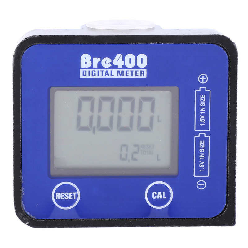 Flow Meter Blue LCD Display High Accuracy Aluminum Alloy Fuel Diesel Flow Meter 1/2 Flow Sensors Meter Flow Measuring Access