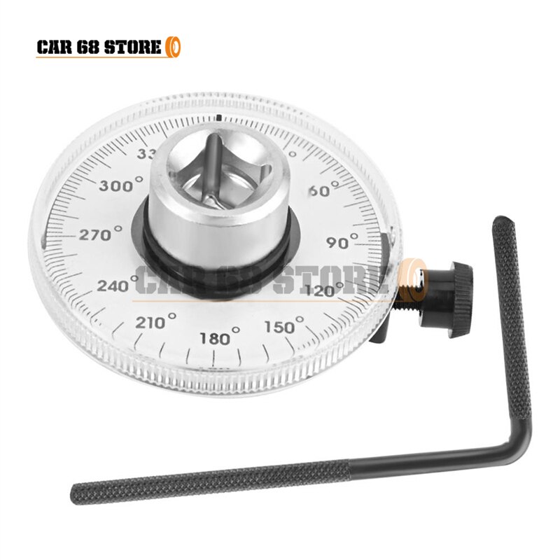 1/2 Inch Drive Torque Angle Gauge Adjustable Car Auto Repair Hand Garage Tool Set Rotation Measure Tool for Hand Tools Wrench