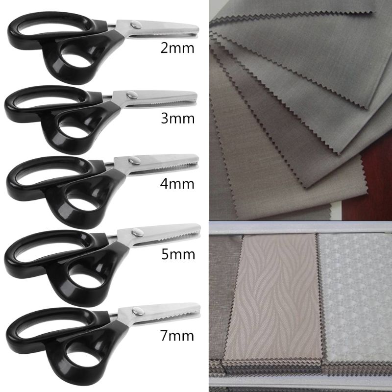 23,5 cm Zig Zag Nähen Geschnitten Schneiderei Schneider Scher Pinking Scissor Leder Handwerk