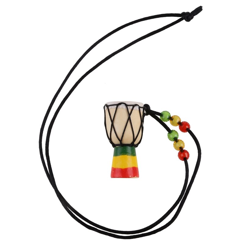 Pendentif tambour à main africain, Mini Djembe, Percussion, Bongo, classique pour enfants, Instrument d&#39;apprentissage: 1