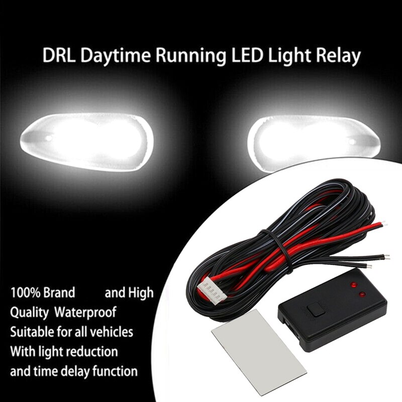 Car Led Daytime Lamp Controller with Dimming Delay Function Led Fog Lights Drl Controller